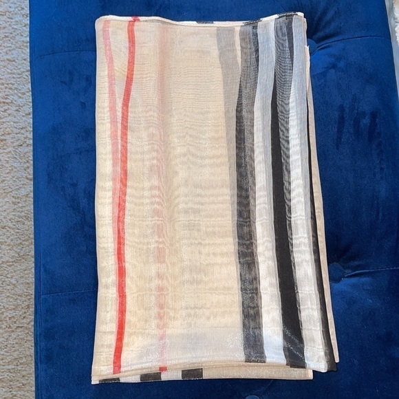 Fashion Lightweight Viscose Striped Scarves - Picture 11 of 14